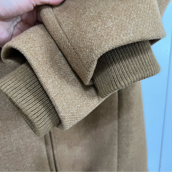 J. Crew Italian Stadium Cloth by Nello Gori Lodge Wool Coat Brown Size 6 K0896 - Picture 8 of 16